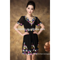 Embroidery Party Dress Casual Dress plus size women clothing embroidered dress